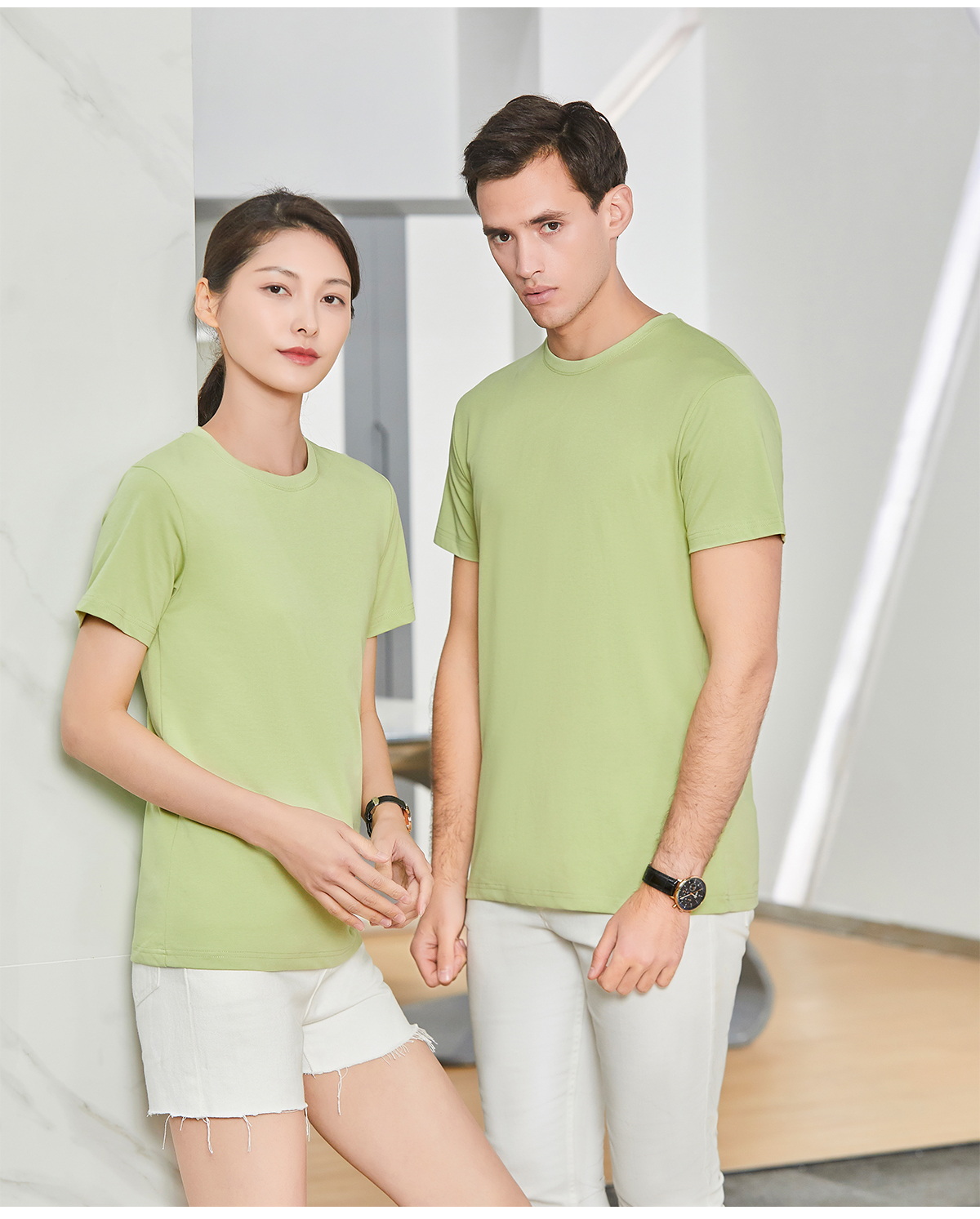 0ZC1 Basic Slim Fit Cotton T-Shirt 200Gsm 27