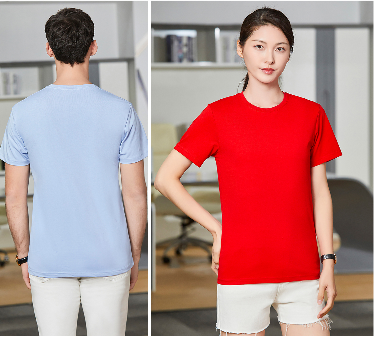 0ZC1 Basic Slim Fit Cotton T-Shirt 200Gsm 21