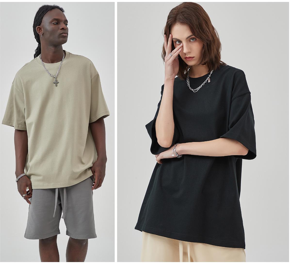 #AR005 Thick 305G Cotton Oversized Blank T-Shirt 27