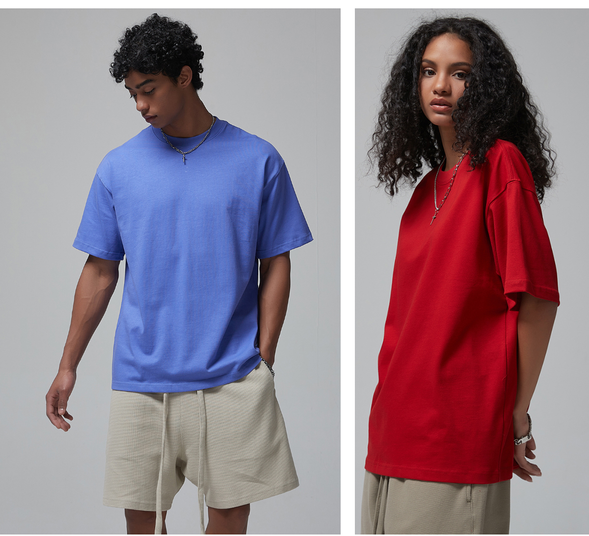 #AR005 Thick 305G Cotton Oversized Blank T-Shirt 31