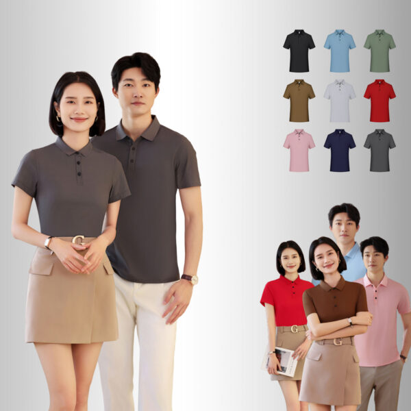 #A106 Slim Fit 170GSM Stretch Unisex Polo 1