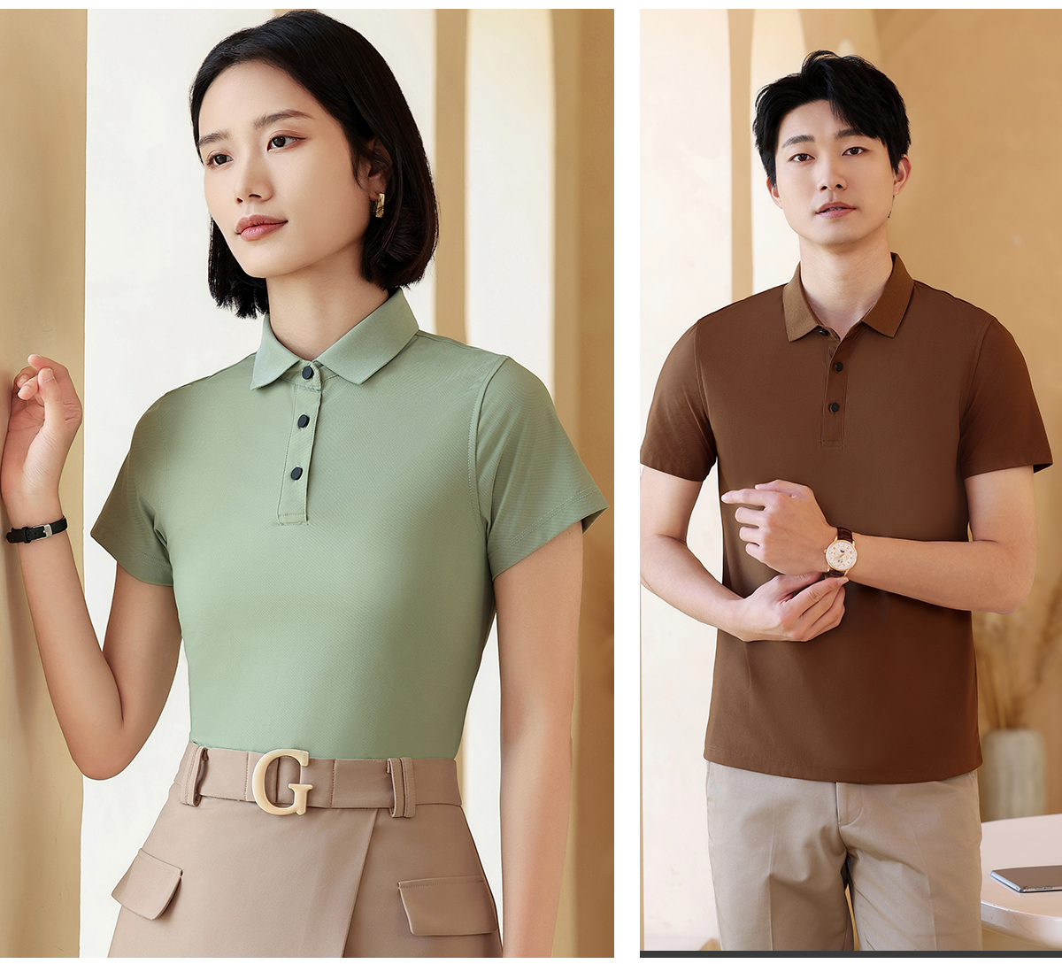 #A106 Slim Fit 170GSM Stretch Unisex Polo 24