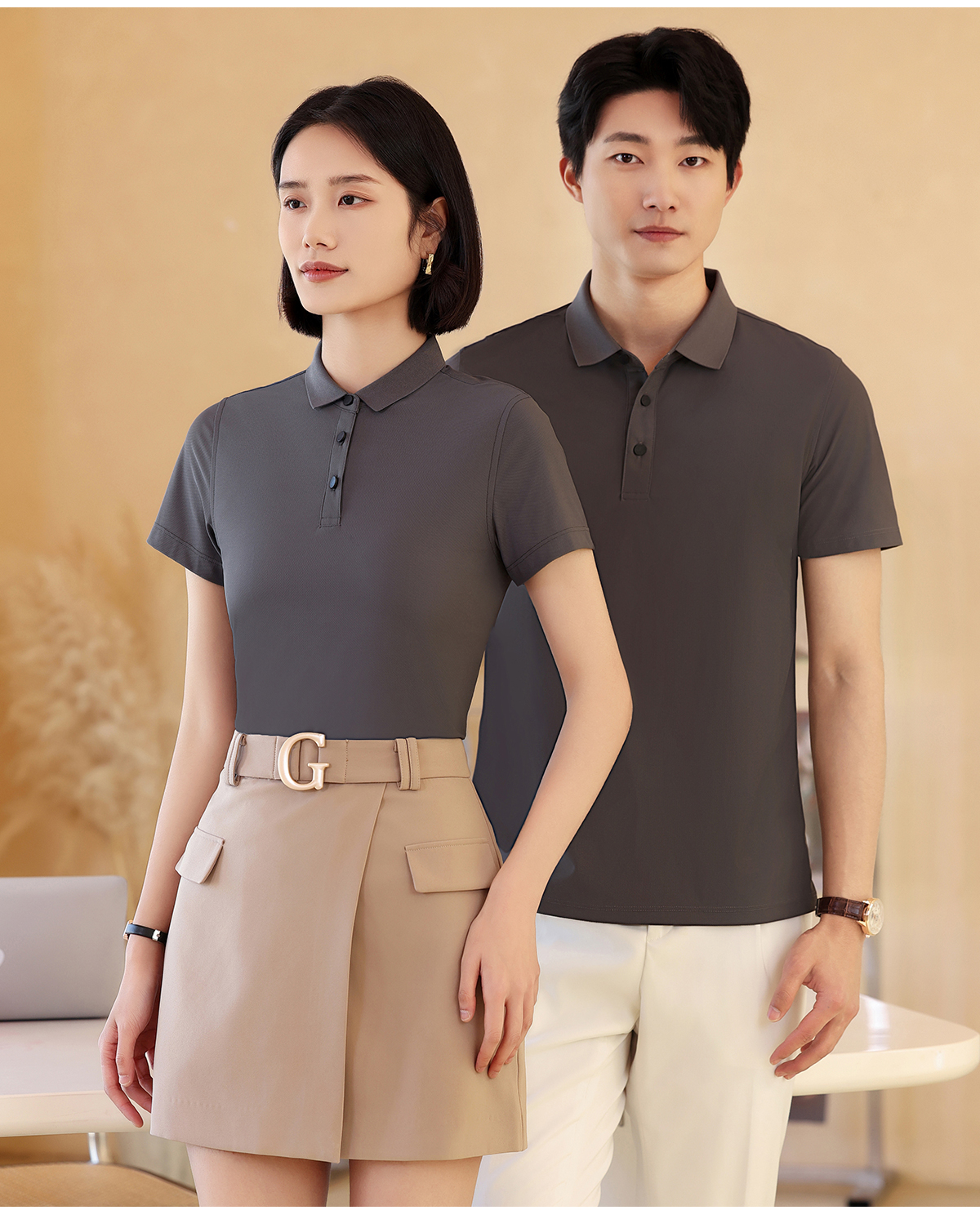 #A106 Slim Fit 170GSM Stretch Unisex Polo 26