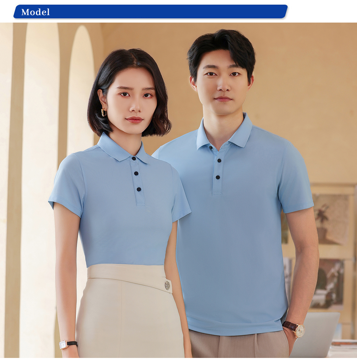 #A106 Slim Fit 170GSM Stretch Unisex Polo 18