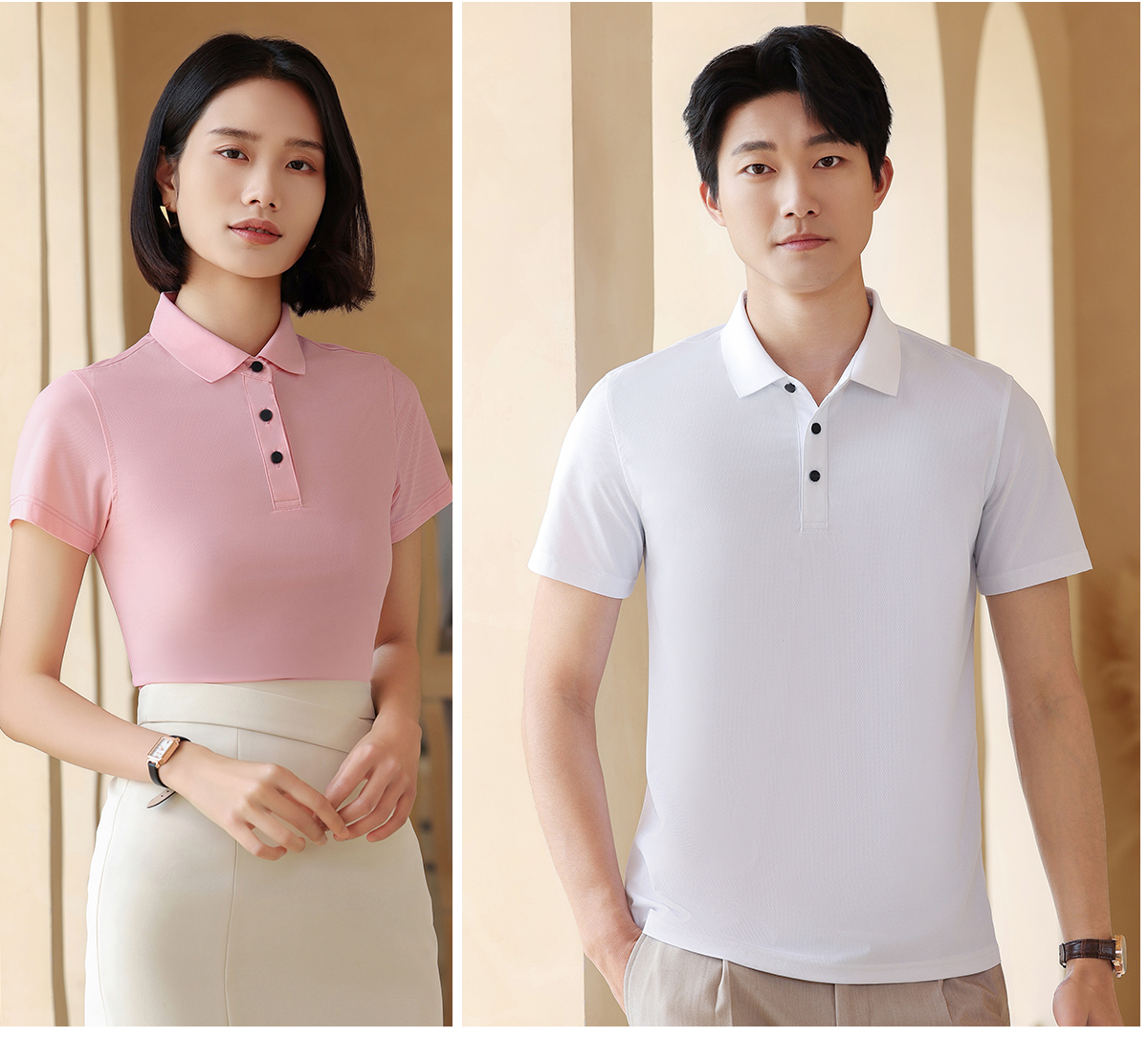 #A106 Slim Fit 170GSM Stretch Unisex Polo 20