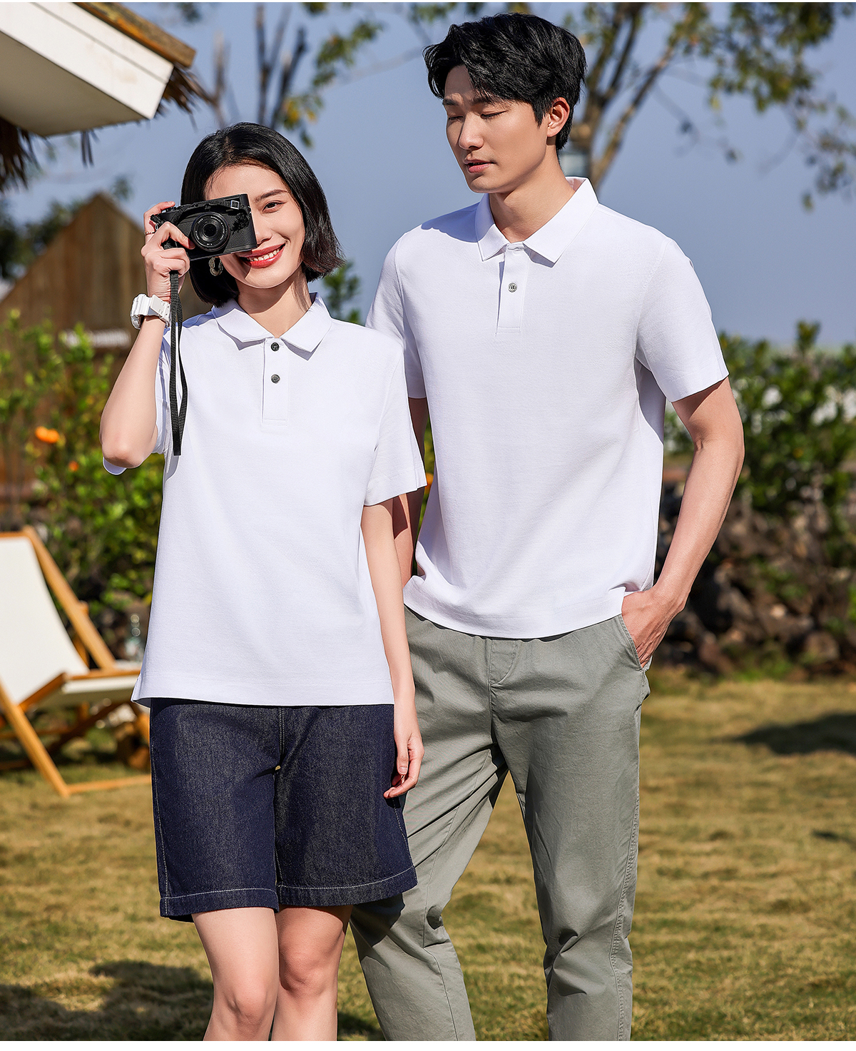 #A206 Sorona 220Gsm Loose Fit Unisex Polo 24