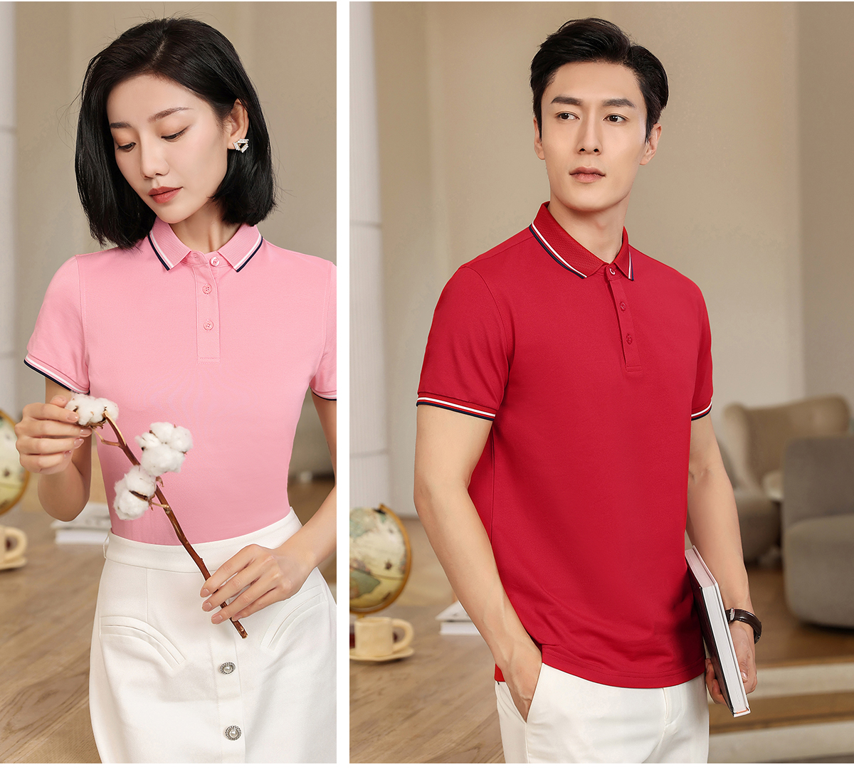 #A102 Golf Business 200Gsm Slim Fit Unisex Polo 25