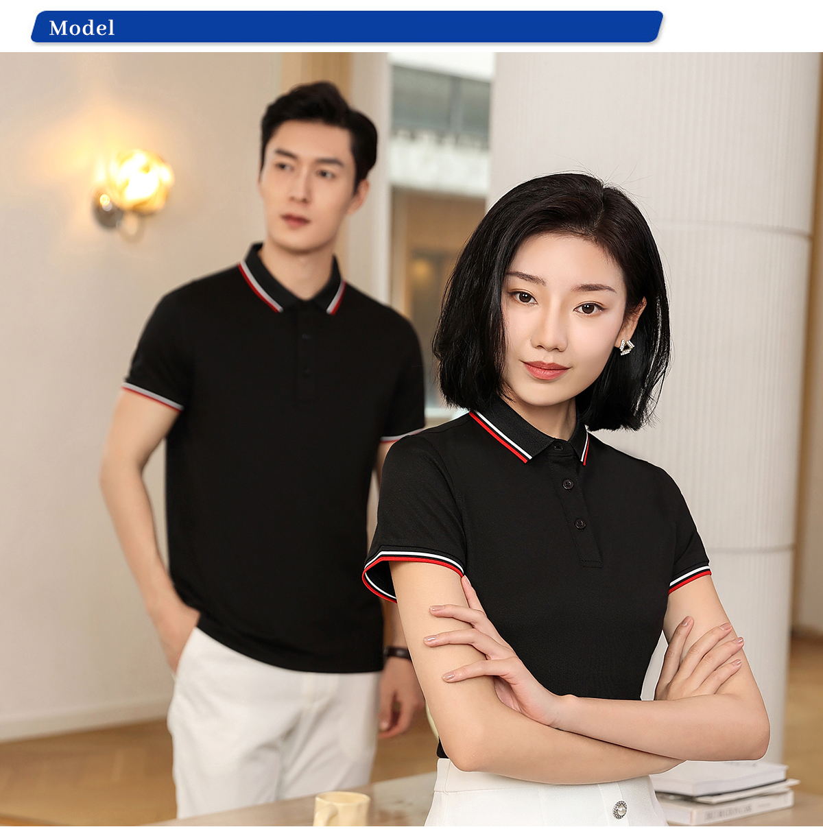 #A102 Golf Business 200Gsm Slim Fit Unisex Polo 23