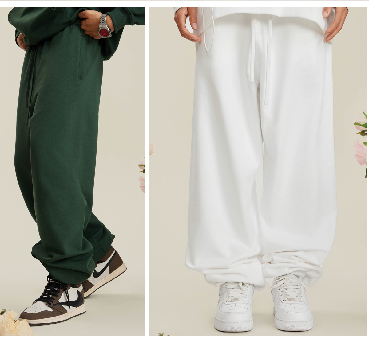 #3117 Thick 440Gsm Brushed Cotton Terry Sweatpants 26