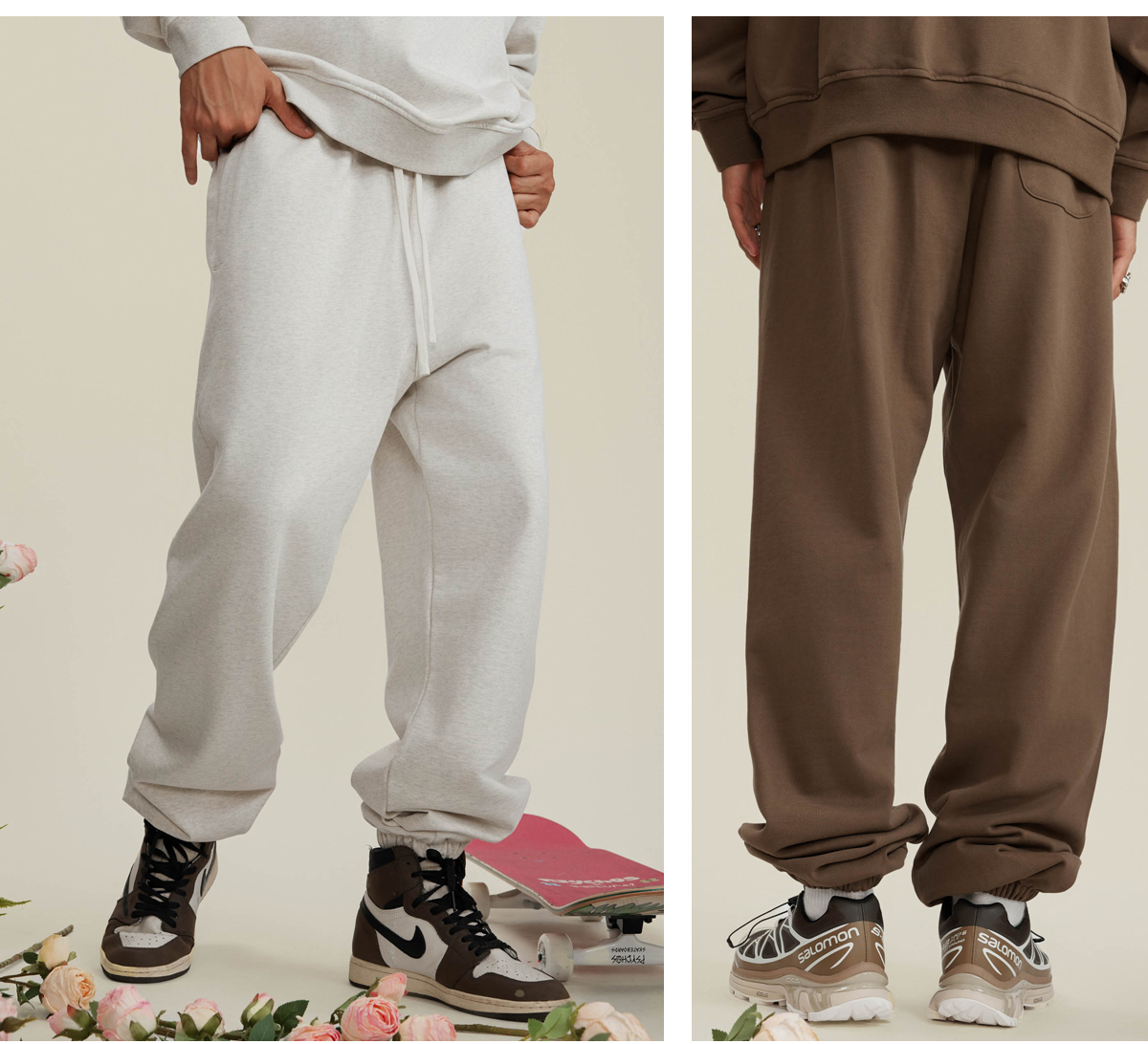 #3117 Thick 440Gsm Brushed Cotton Terry Sweatpants 30