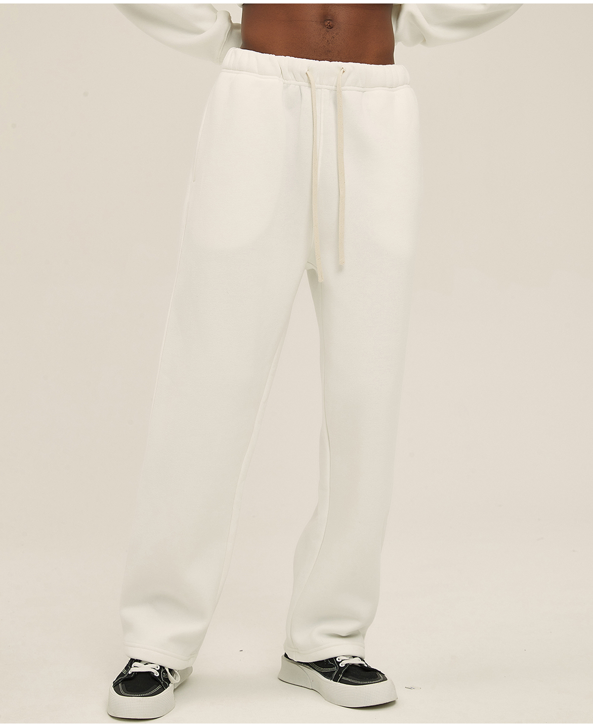 #7718 Cotton Fleece 350Gsm Straight Leg Sweatpants 38