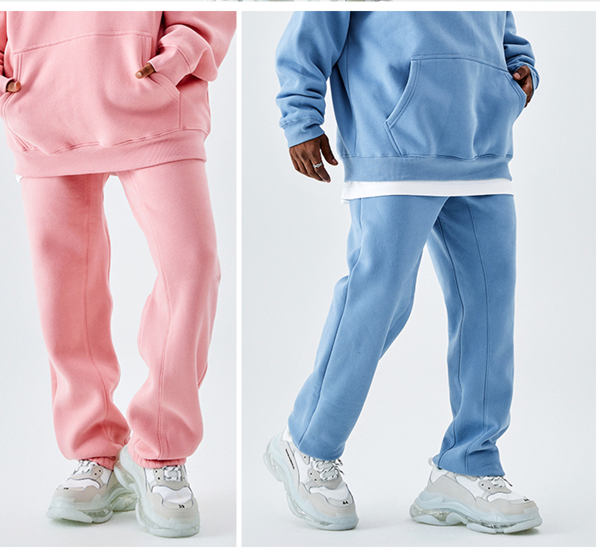 #A3086AA Cotton Fleece 350Gsm Unisex Sweatpants 21