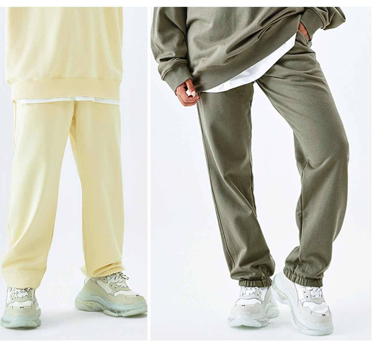 #A3087 Thick 400GSM Cotton Terry Sweatpants 25