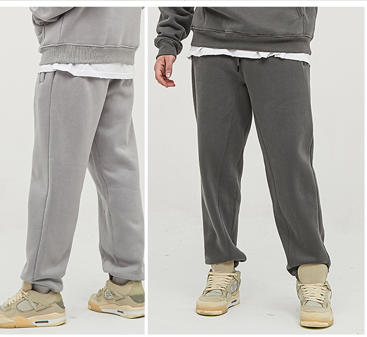 #2207 Thick 345Gsm Fleece Sweatpants for Winter 31