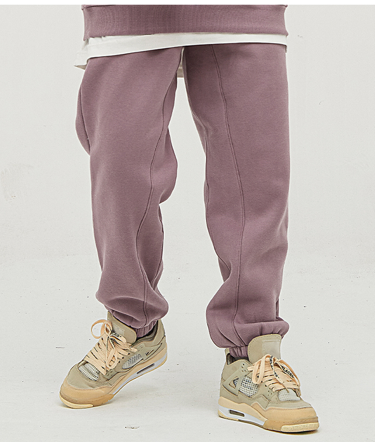 #2207 Thick 345Gsm Fleece Sweatpants for Winter 39