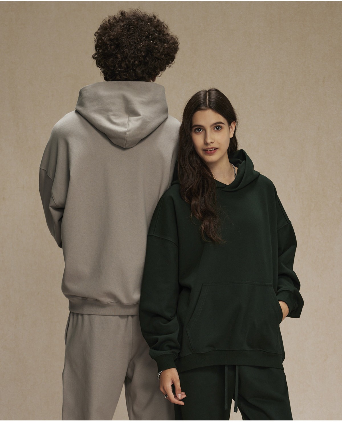 #2268 Thick Brushed Cotton Terry 430Gsm Oversized Hoodie 32