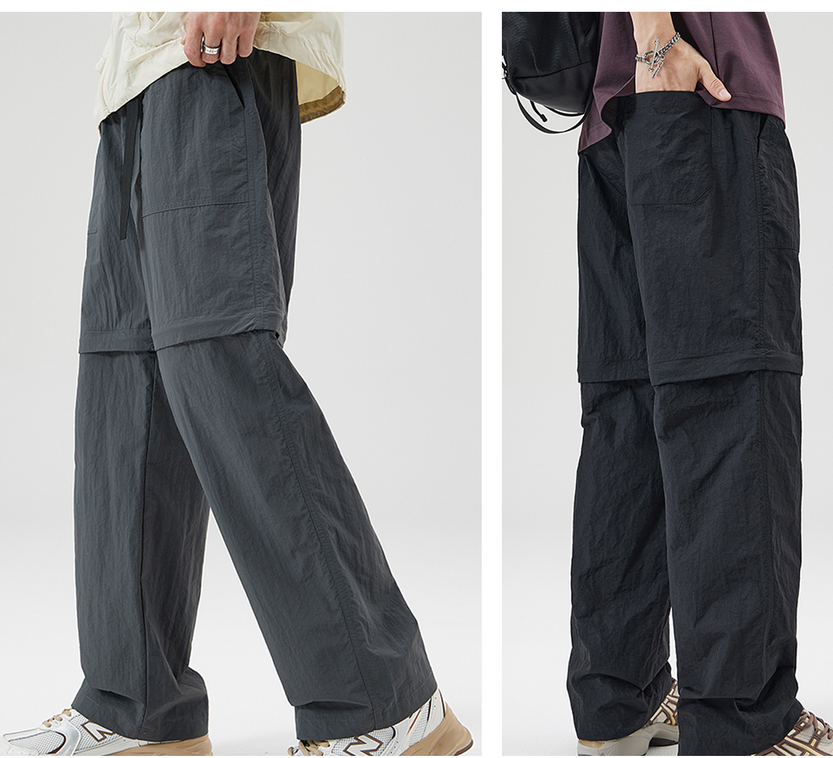 #2372 Quick Dry Lightweight Zip-off Hiking Pants 21