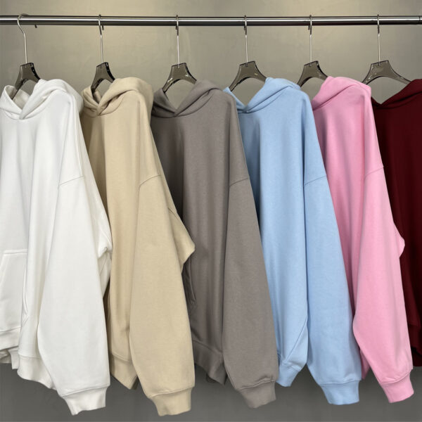 #2268 Thick Brushed Cotton Terry 430Gsm Oversized Hoodie 5