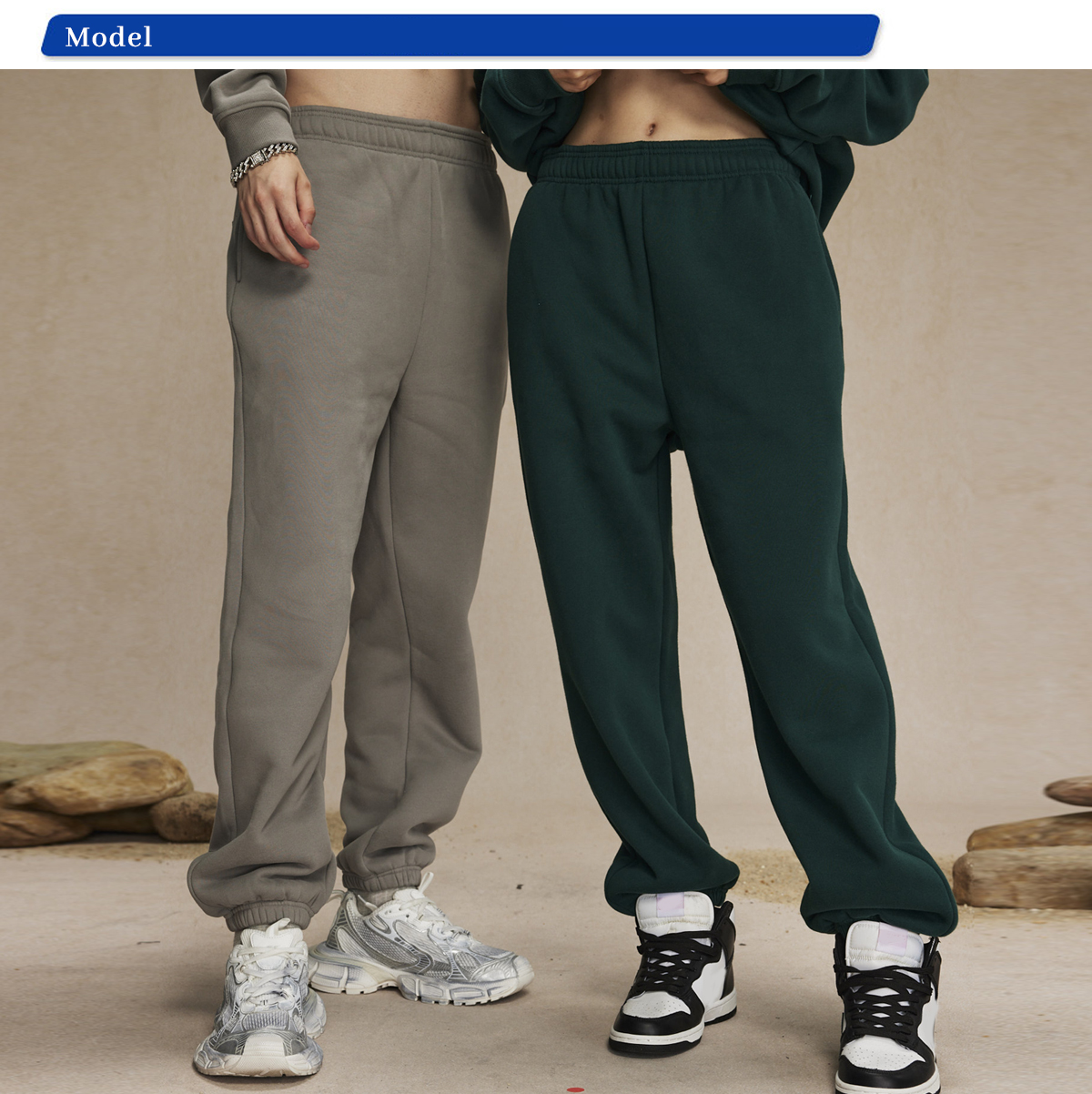 #7780 Thick 400Gsm Polar Fleece Jogger Sweatpants 22