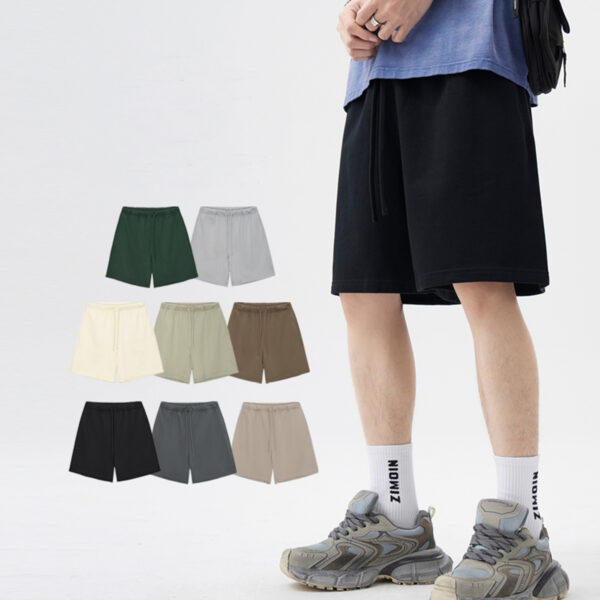 #K715 Cotton Terry 425GSM Unisex Shorts 1