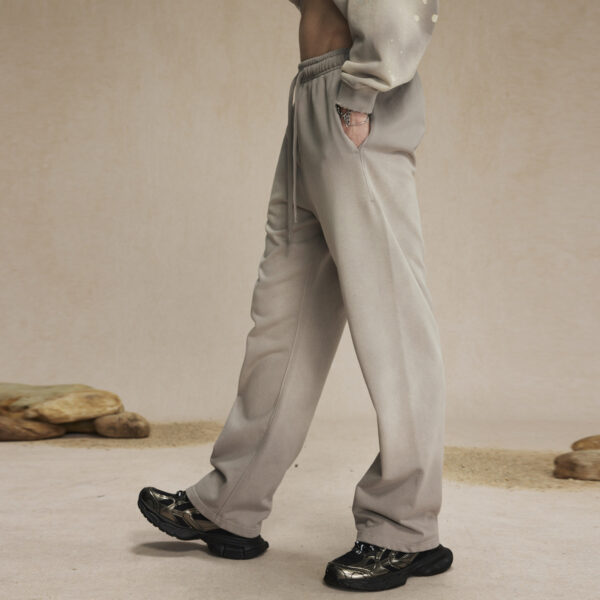 #7770 Terry 450Gsm Vintage Dyed Straight Leg Sweatpants 4