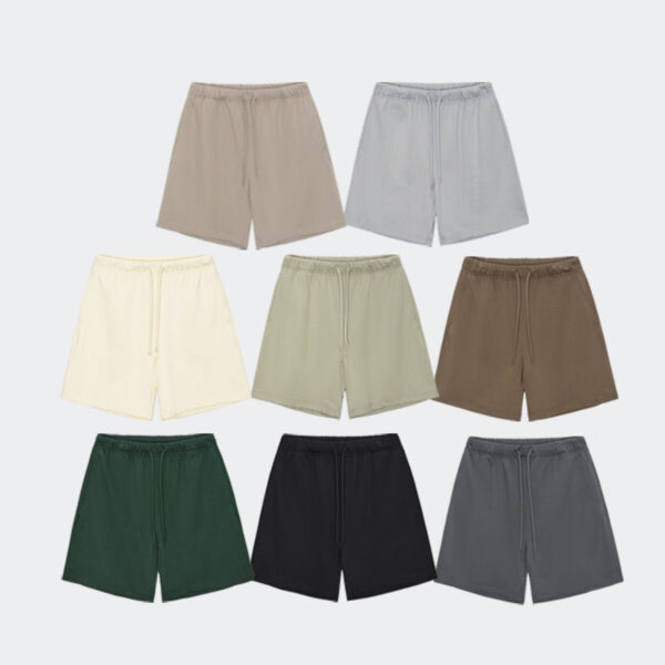 #K715 Cotton Terry 425GSM Unisex Shorts 6