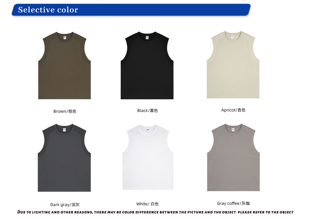 #717 Quick Dry Cotton 190gsm Light Weight Sports Vest 10