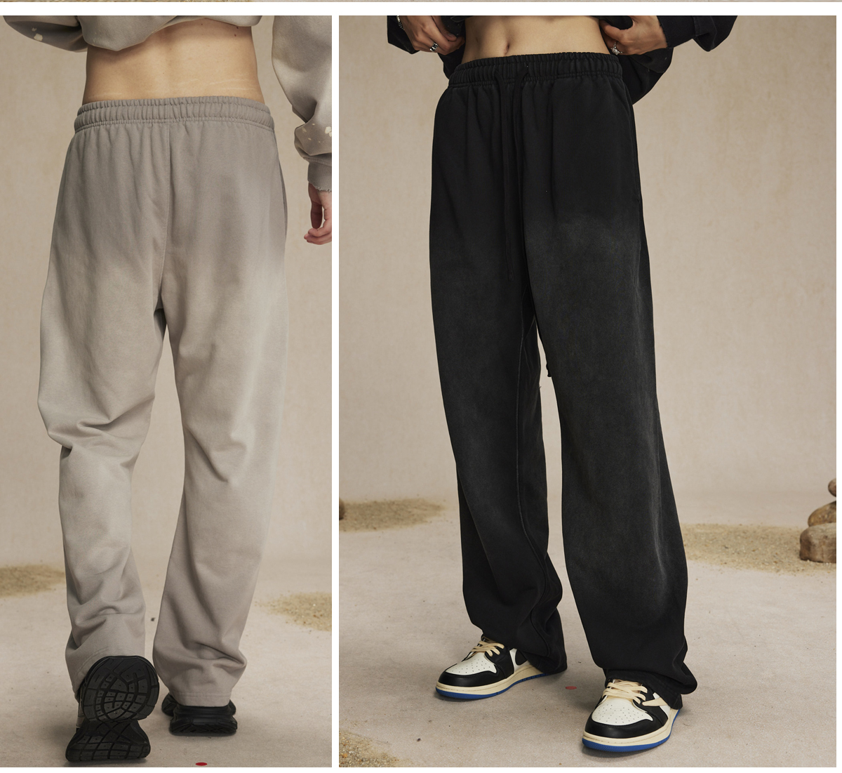 #7770 Terry 450Gsm Vintage Dyed Straight Leg Sweatpants 24