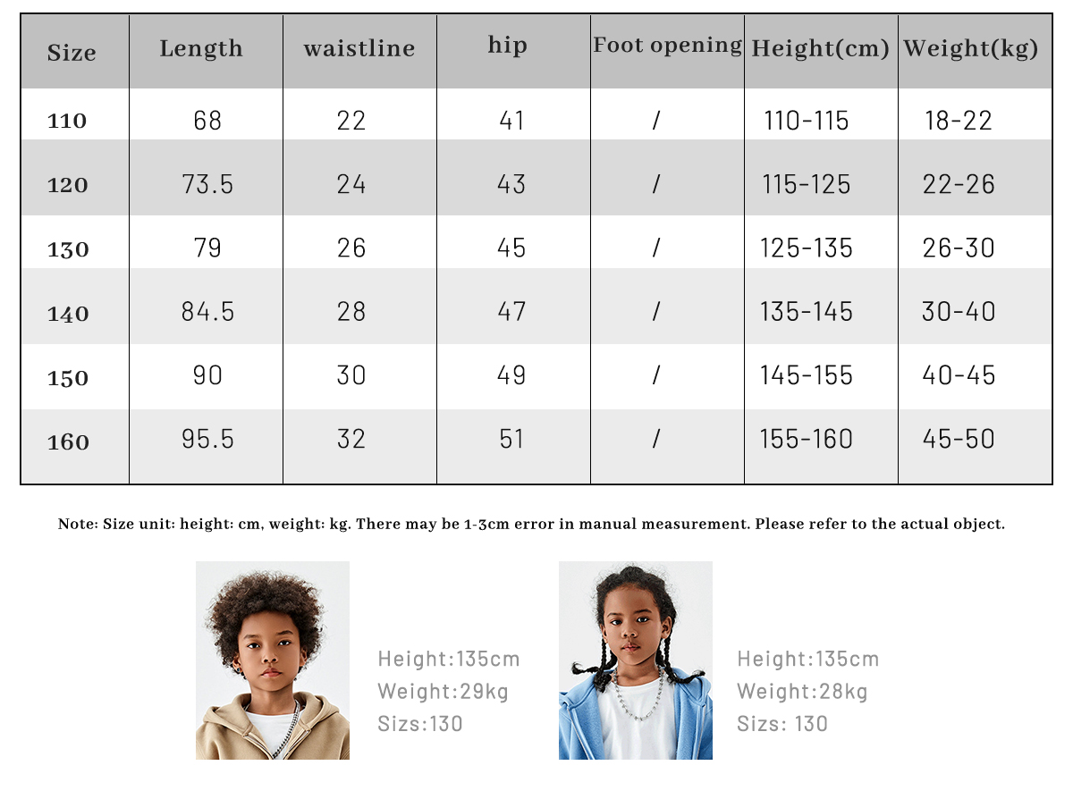 #A3040 Warm Fleece 350Gsm kids Sweatpants 9