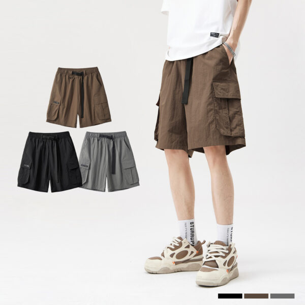 #24SK711 Outdoor Nylon Light Weight Cargo Shorts 1