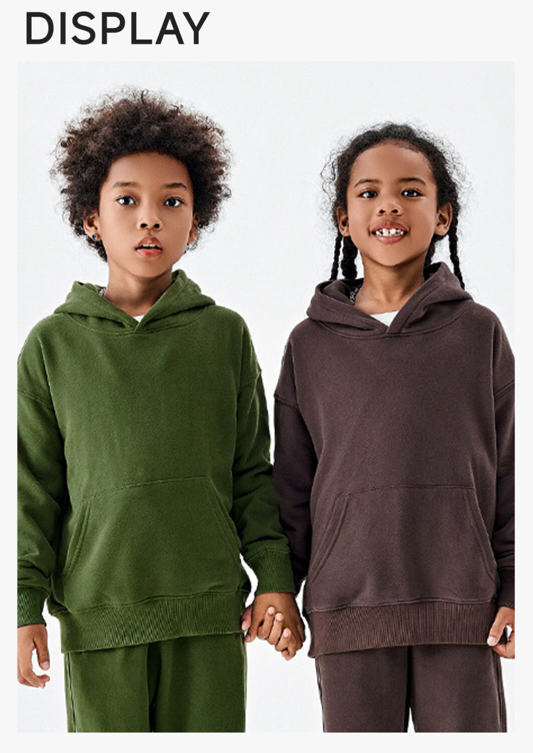 #T1002B Cotton Terry 320Gsm Kids Oversized Hoodie 23