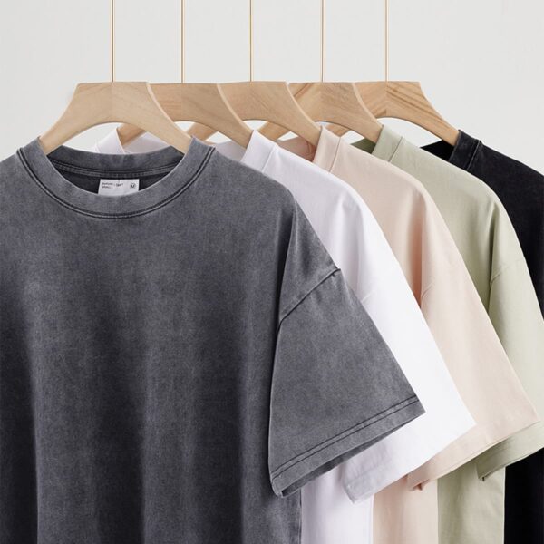 #20D Slight Oversized 300Gsm Long-Staple Cotton T-shirts